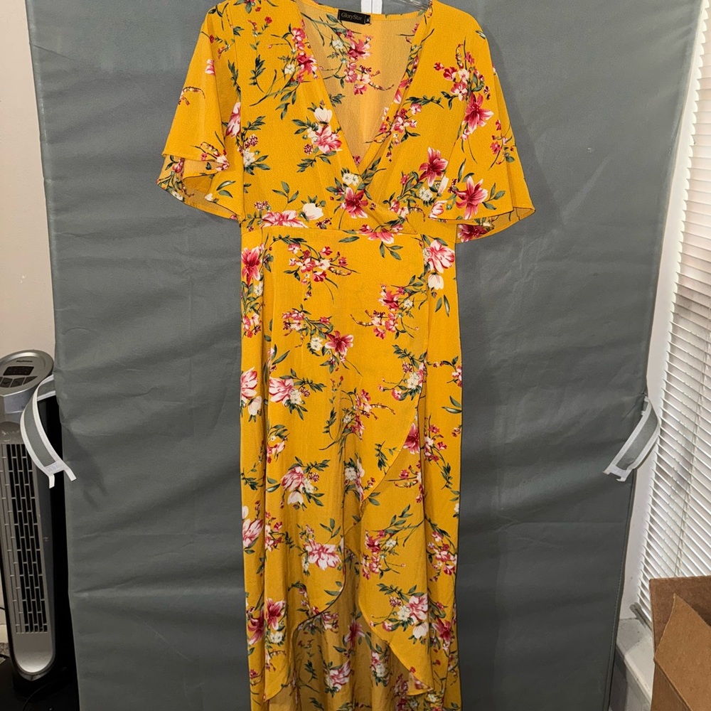Glory Star yellow floral dress